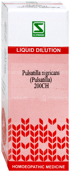 Dr Willmar Schwabe Pulsatilla Nigricans 200ch Dilution 30ml